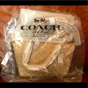 NWT Coach Kelsey Mini Canvas Satchel
